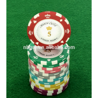 Hot sale! 14g  king crown clay Poker Chips