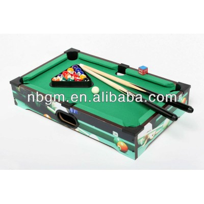 Mini Table Top Billiard Game Table/Pool Table With Customized Sticker