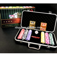 300 PCS 14g New Star clay Poker Chip Set with ABS Aluminum case