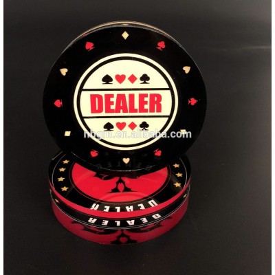 Casino Grade Poker Dealer Botton Acrylic Botton