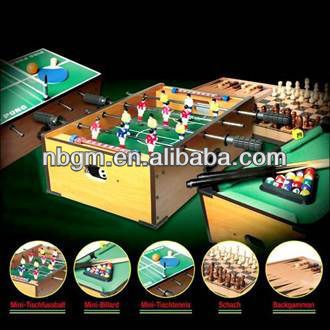 5 In 1 Multi Functional Game Table Soccer Pool Chess Backgammon Pingpong