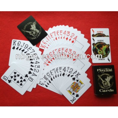 100% Plastic Playing Cards with cusotmization design printing