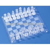 Glass Chess Set Glass Chess Game/outdoor chess set