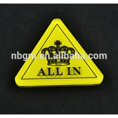 Acrylic Big ALL IN Button dealer