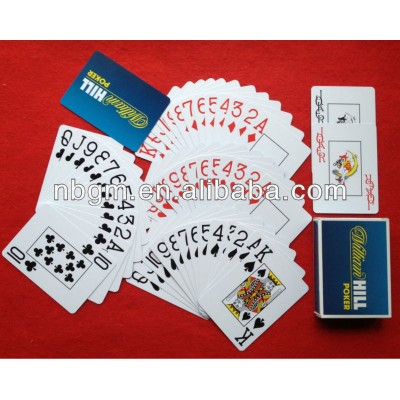 100% Plastic Playing Cards with cusotmization design printing