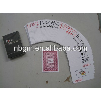 100% Plastic Playing Cards Poker Star