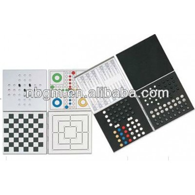 Aluminium Travel Game 4 In 1 Chess Set