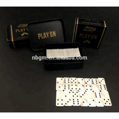 Metal Domino Double Six  Set/Travel game set