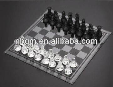 Glass Chess Set Glass Chess Game/outdoor chess set