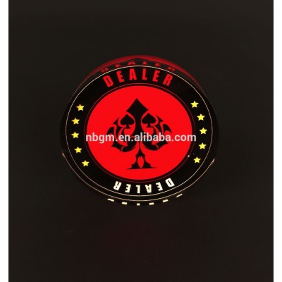 High quality Casino Grade Poker Dealer Botton Acrylic Botton