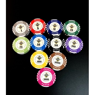 New Star 14g Two-Tone Clay Composite Custom Poker Chips/Casino Chips